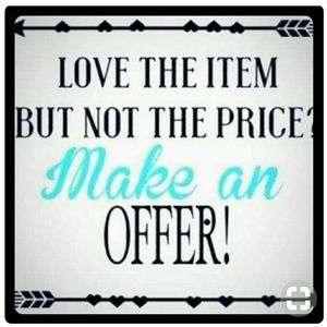 Feel free to make an offer!